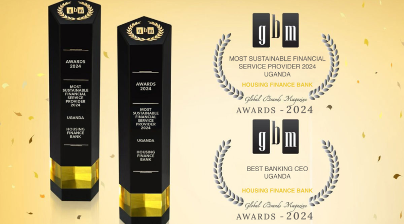 Housing Finance Bank Shines with two accolades at the Prestigious Global Brand Awards 2024 in the UK